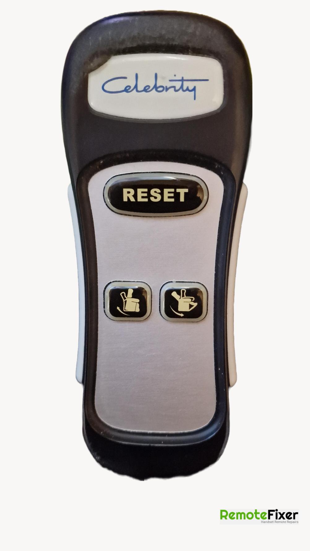 Celebrity reclining chair Remote Control - Front Image