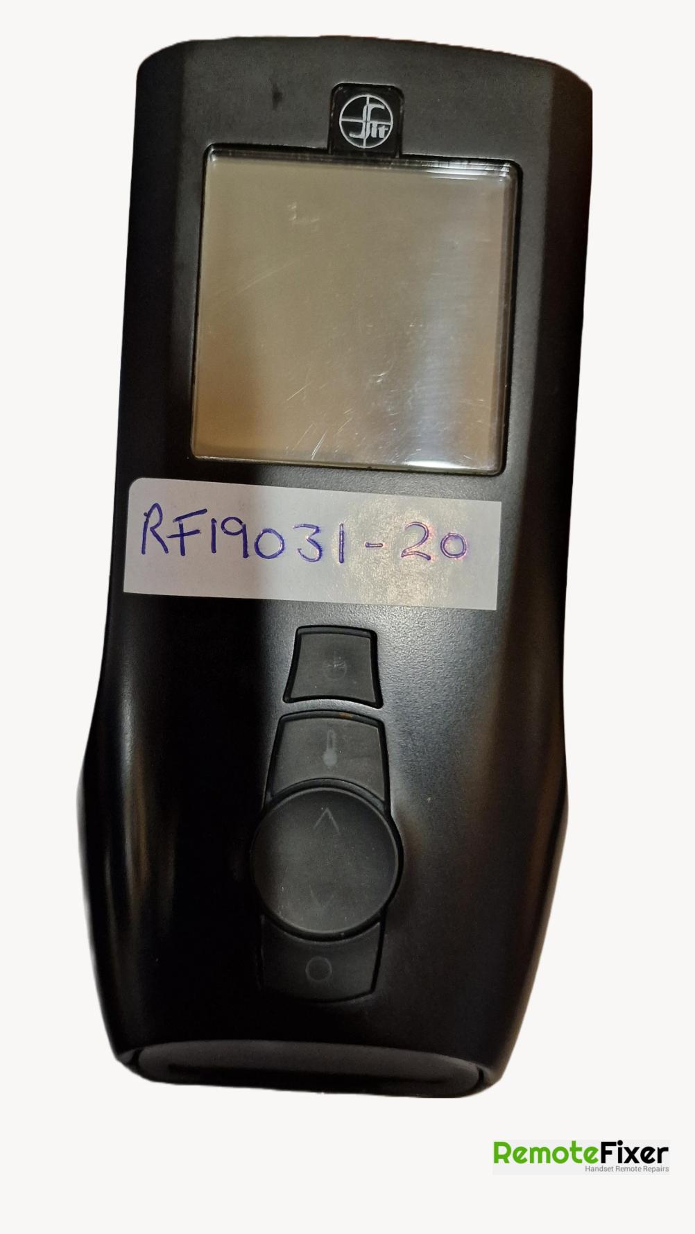 Infinity  880FL Remote Control - Front Image