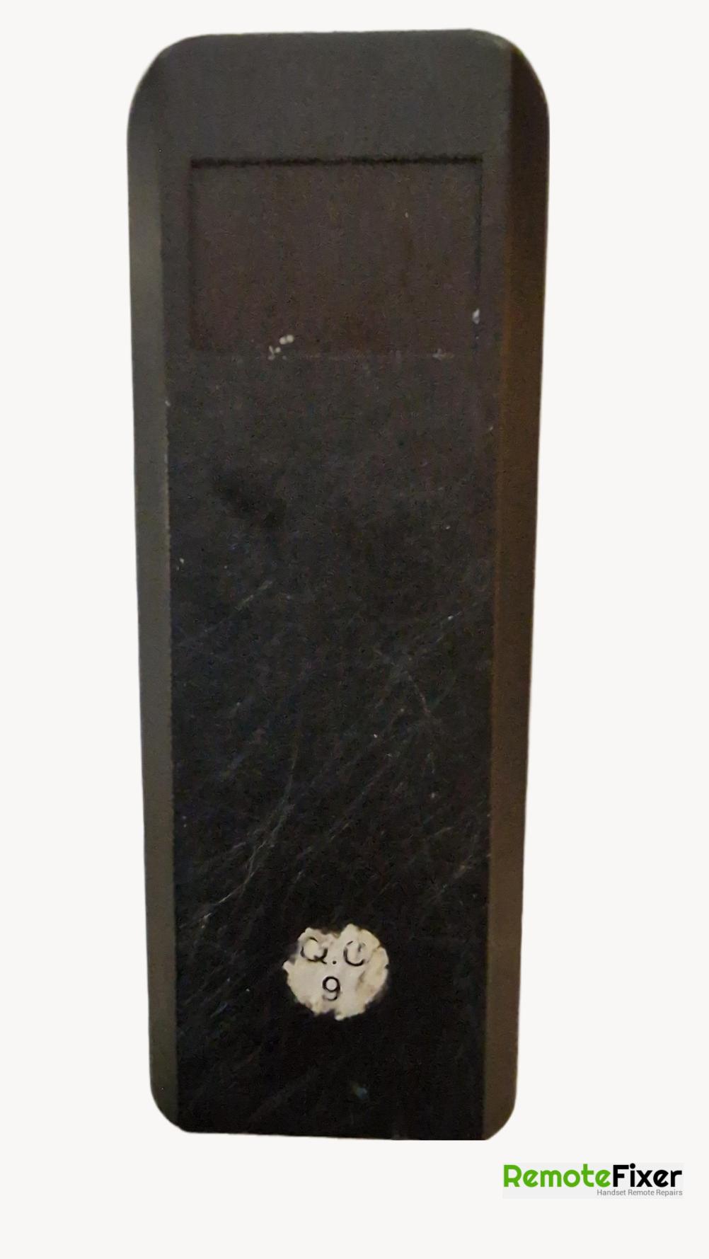 Gazco  Electric Studio Inset 80 Remote Control - Back Image