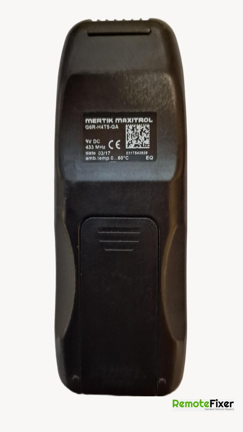 Gazco G6R-H4T5-GA Remote Control Repair