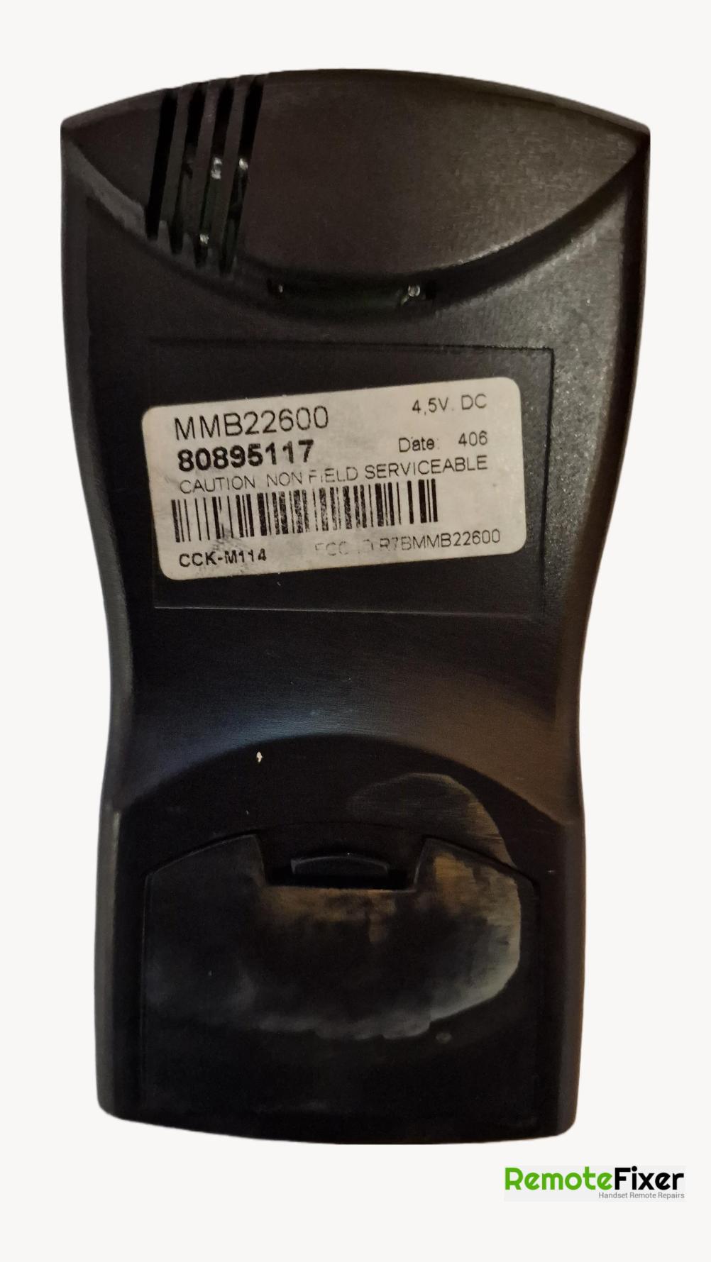 Gazco  Remote Control - Back Image