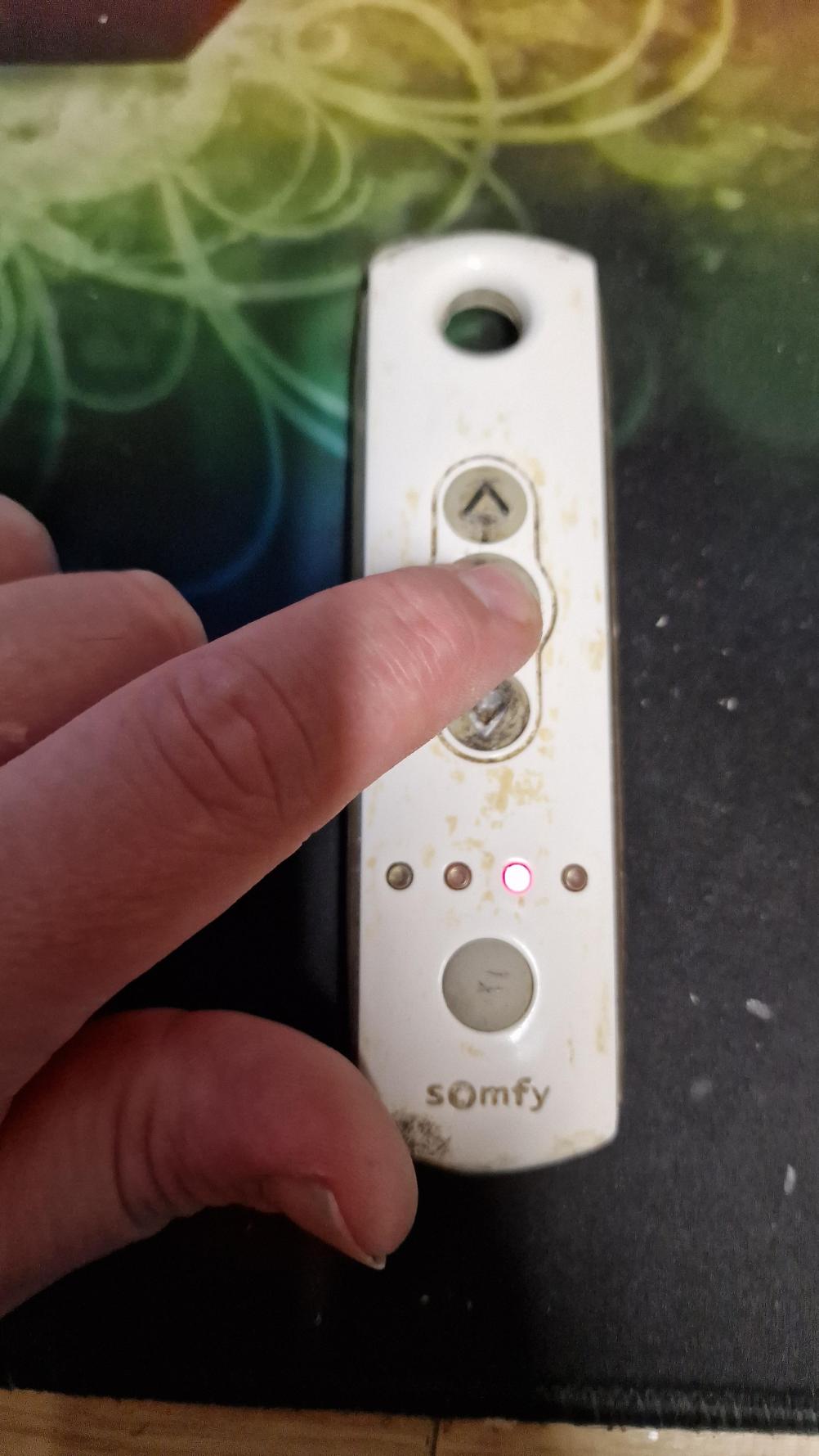 Somfy  74300 Remote Control - Inside Image