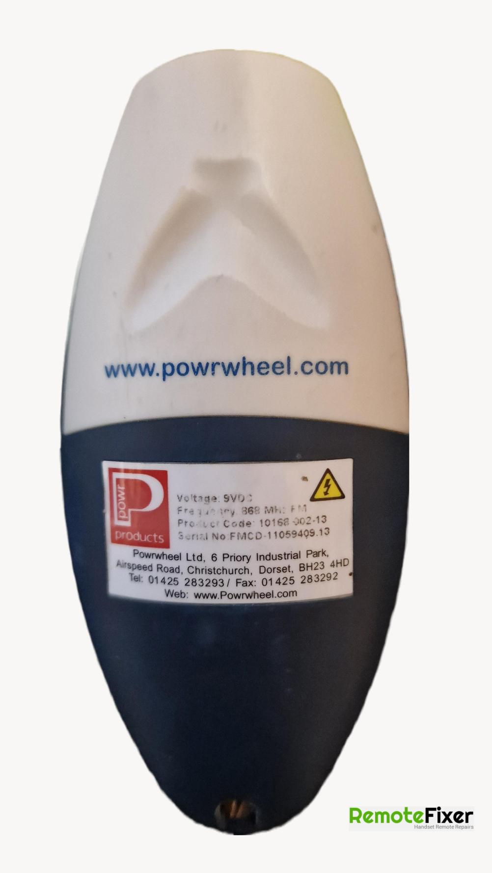 Powrtouch   Remote Control - Back Image