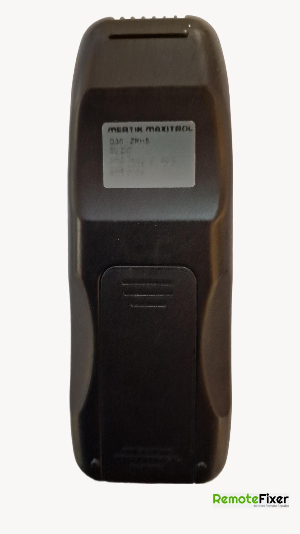 Mertik Maxitrol  G30 ZRHS Remote Control - Back Image