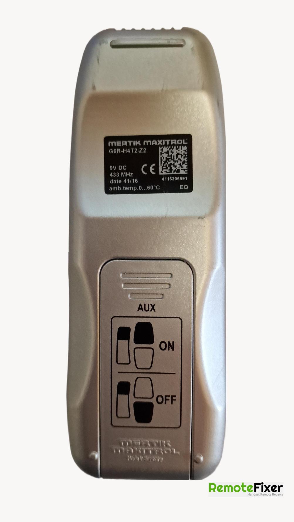 Faber fire   Remote Control - Back Image
