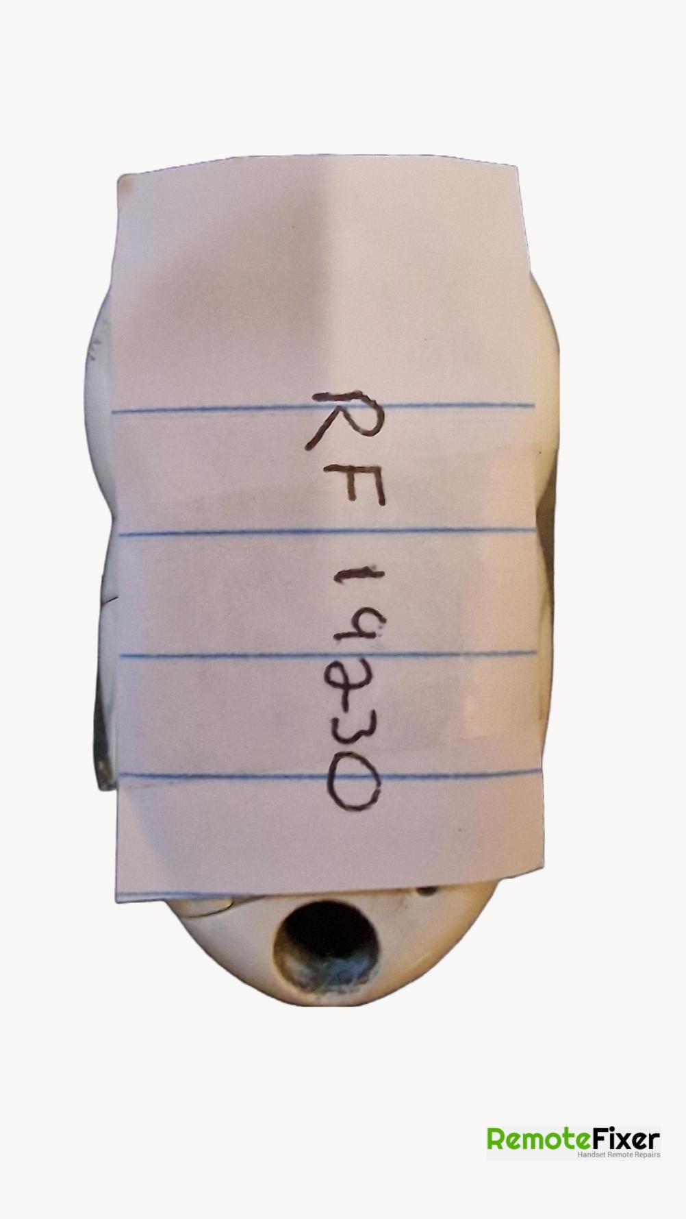 SeceuroGlide  Remote Control - Back Image