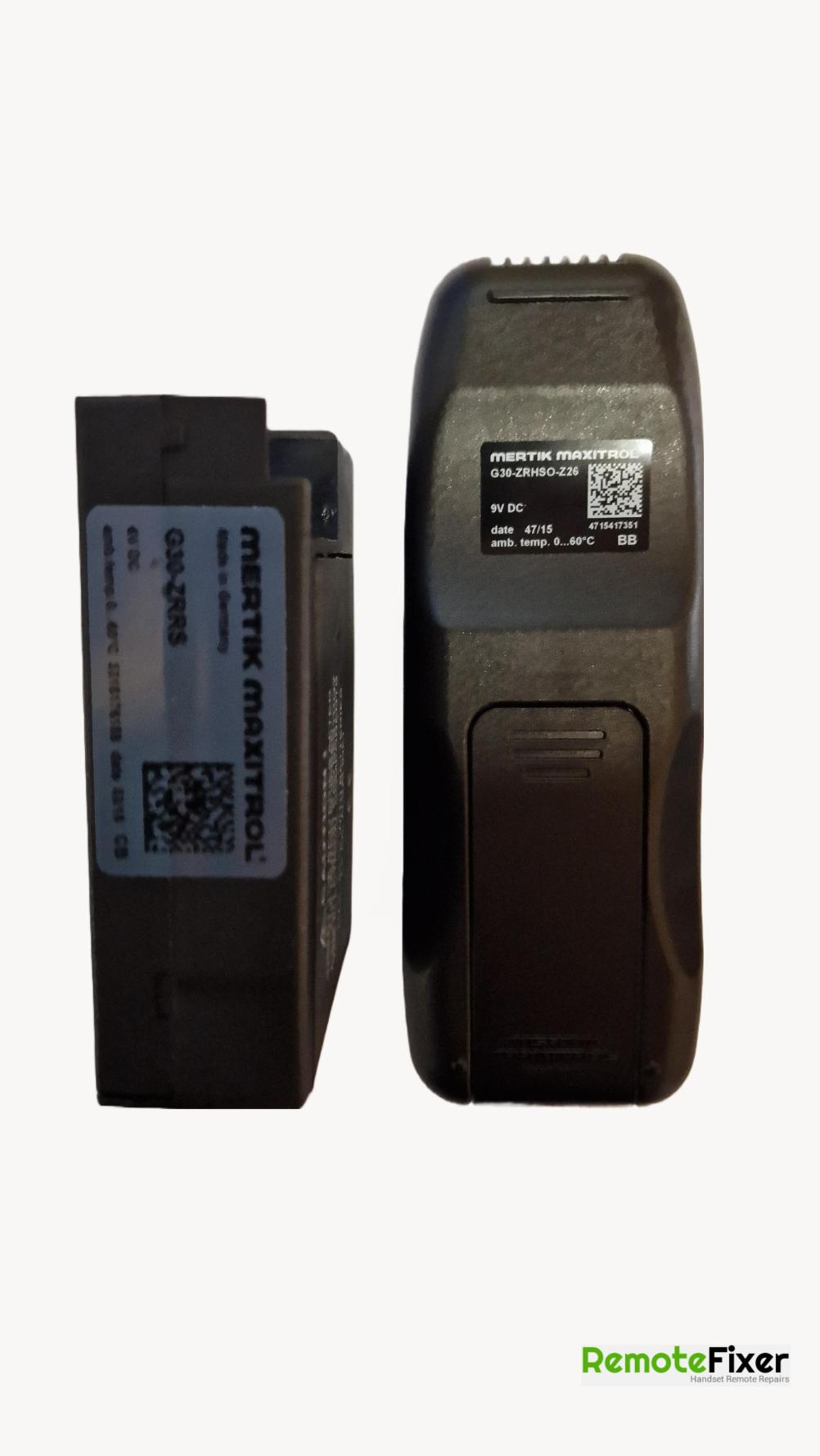 Mertik Maxitrol   Remote Control - Back Image