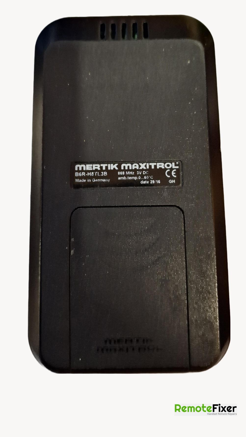 MERTIK MAXITROL  Remote Control - Back Image