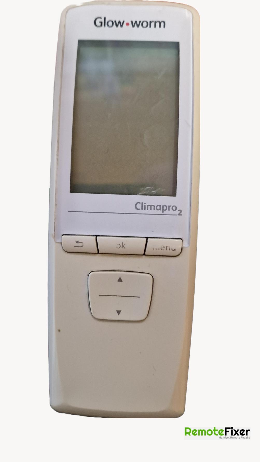 Glow worm  climapro2 Remote Control - Front Image