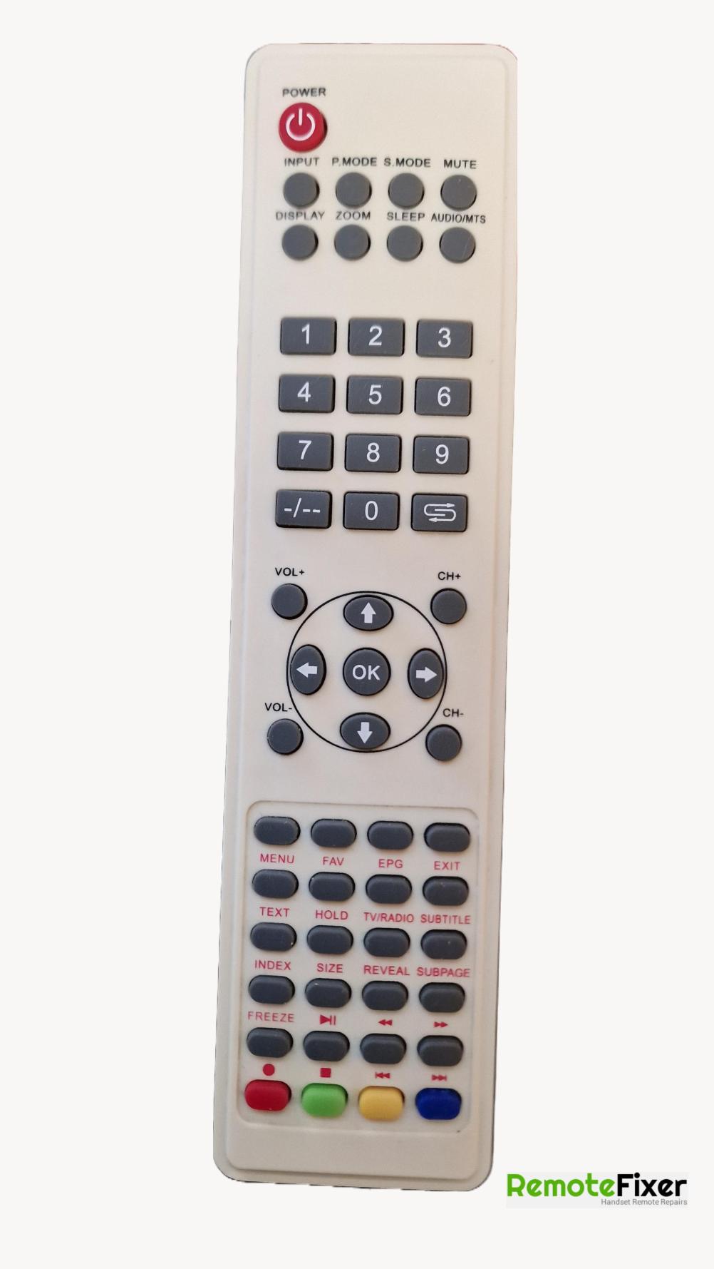 TV54K2   Remote Control - Front Image