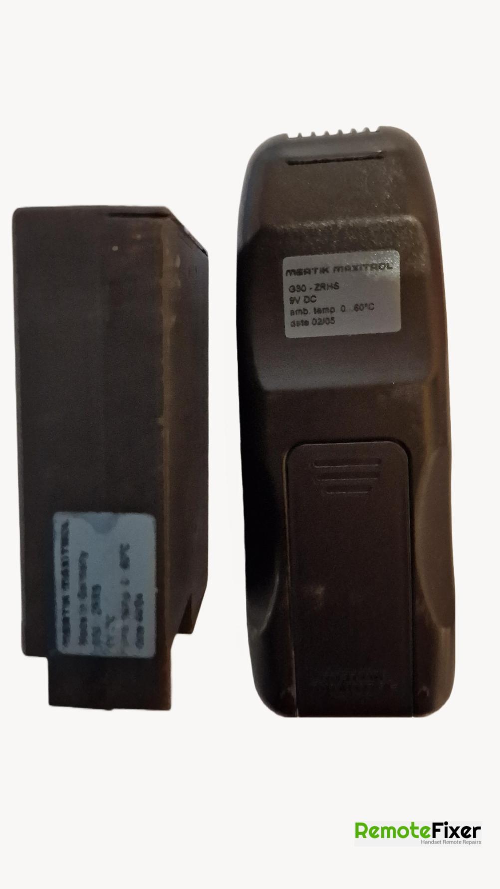 Mertik maxitol  Remote Control - Back Image