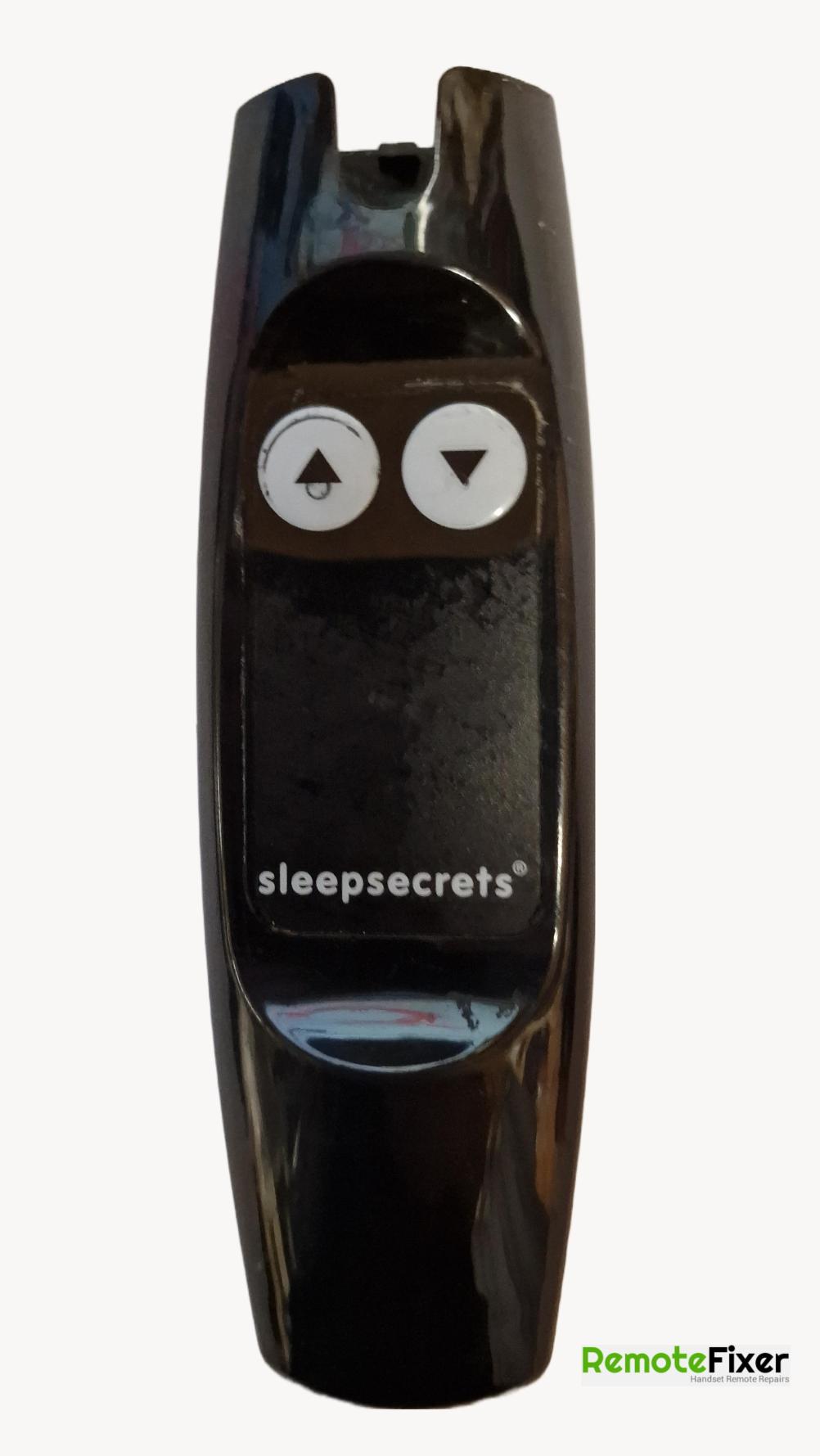 Sleepsecrets   Remote Control - Front Image
