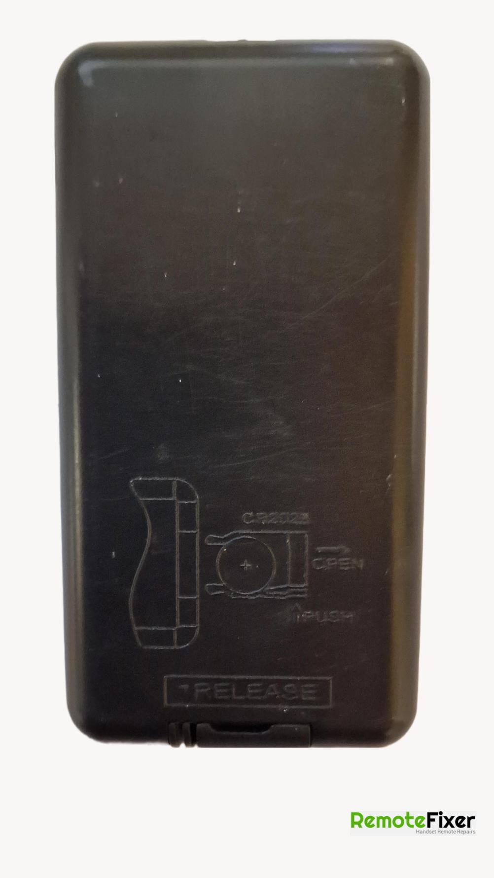 Focalpoint  Remote Control - Back Image