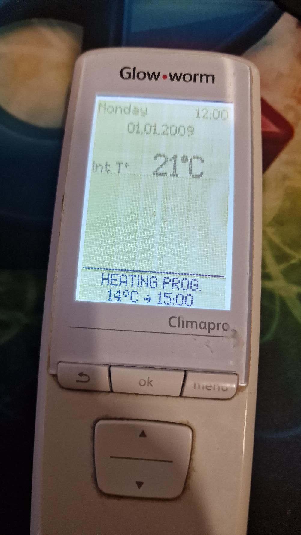 GlowWorm  Climapro Remote Control - Third Inside Image