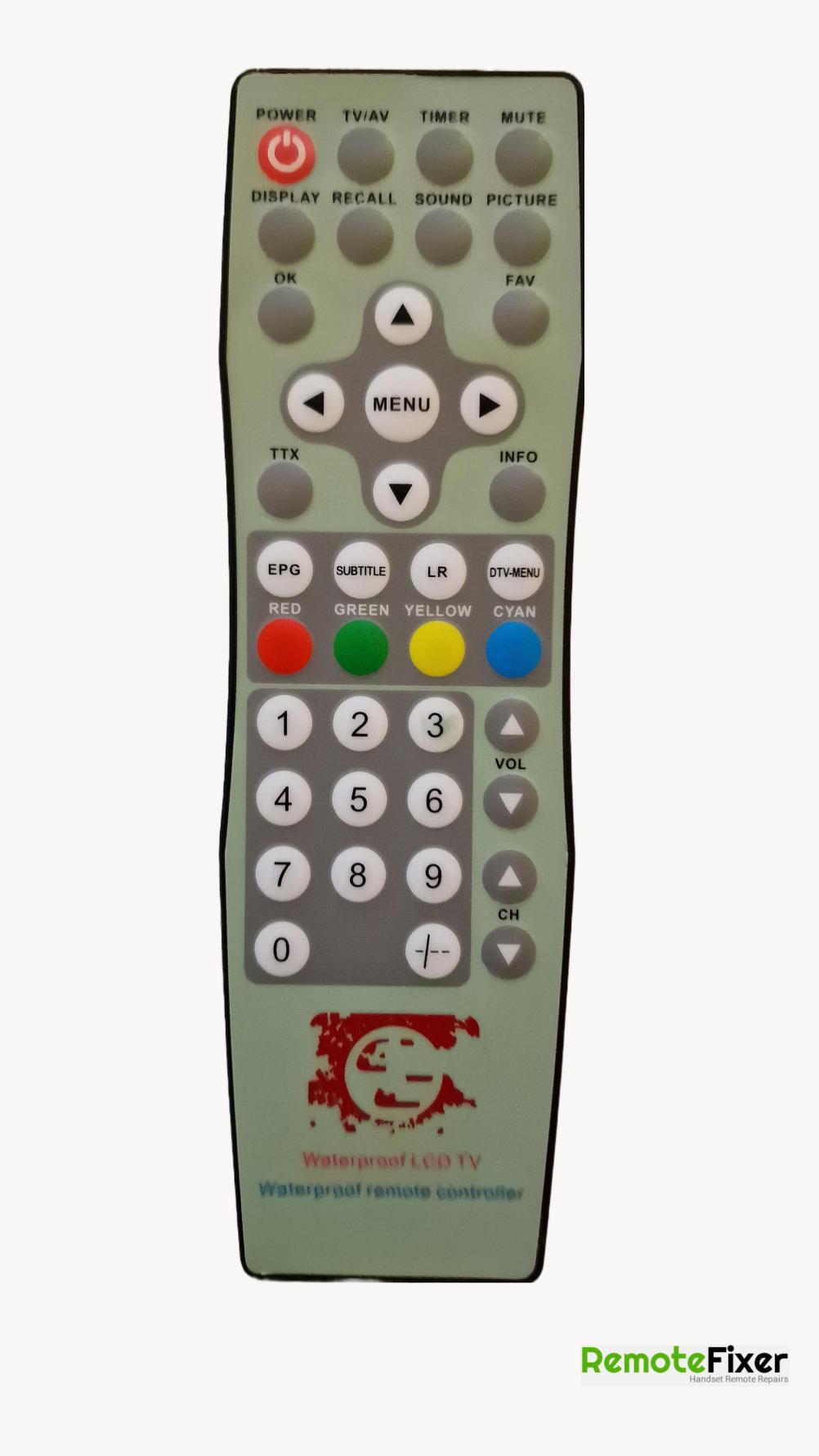 Easycom   Remote Control - Front Image