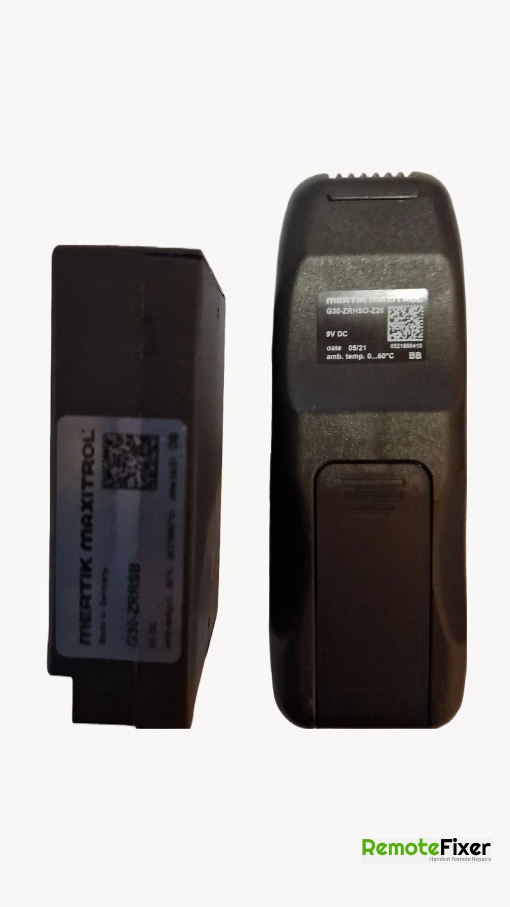 Mertek Maxitrol  Remote Control - Back Image