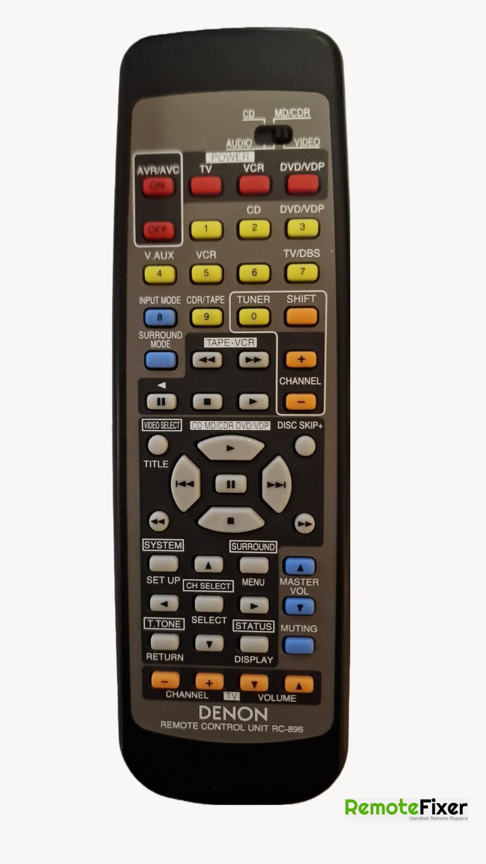 Denon Rc 896 Remote Control Repair 7405