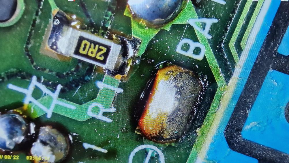 Denon  RC-896 Remote Control - Inside Image