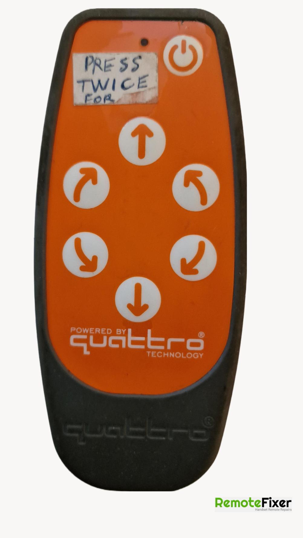 Quattro   Remote Control - Front Image