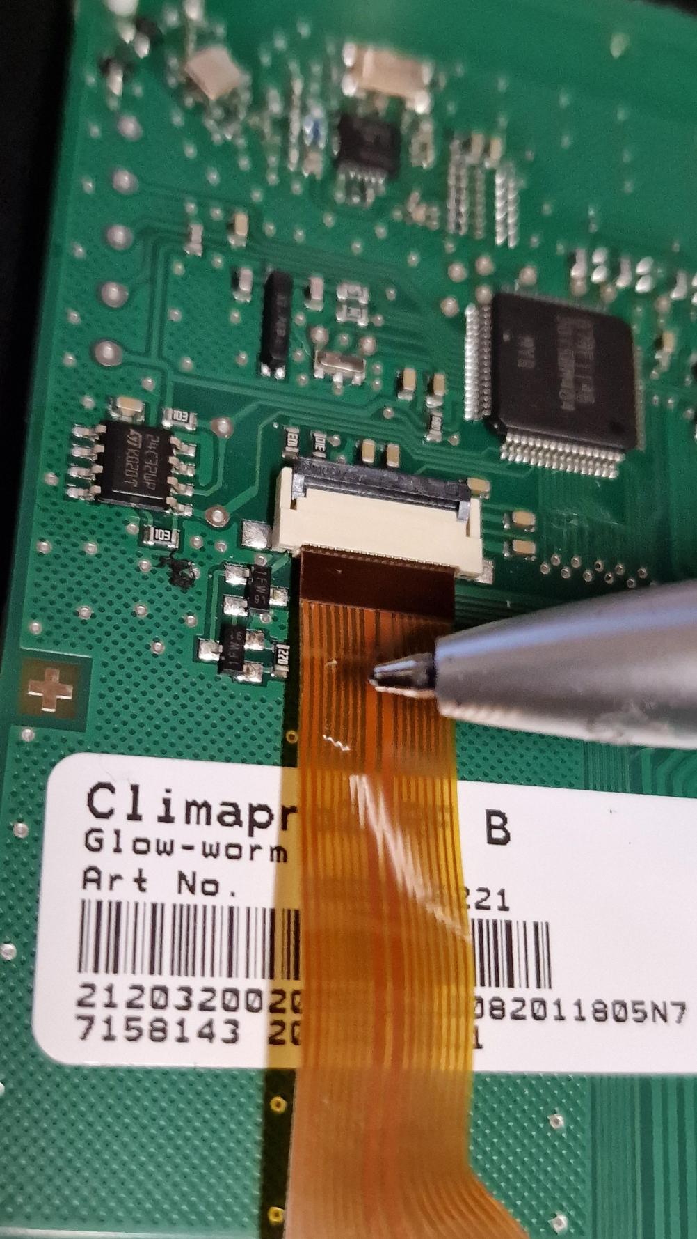 Climapro2  Remote Control - Inside Image