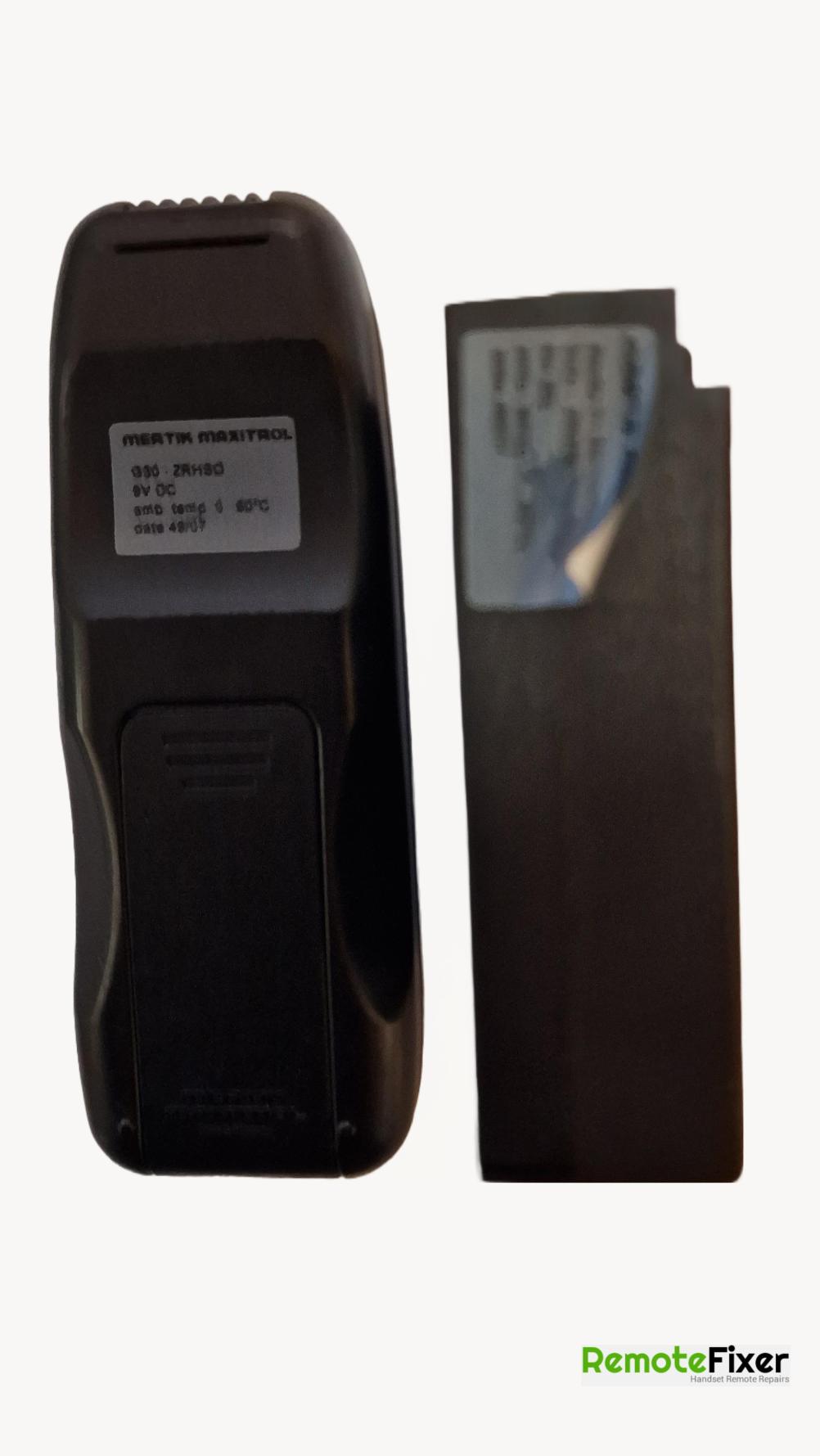 MAGIGLOW remote G30-ZRHSO - 030-ZRRS Remote Control - Back Image