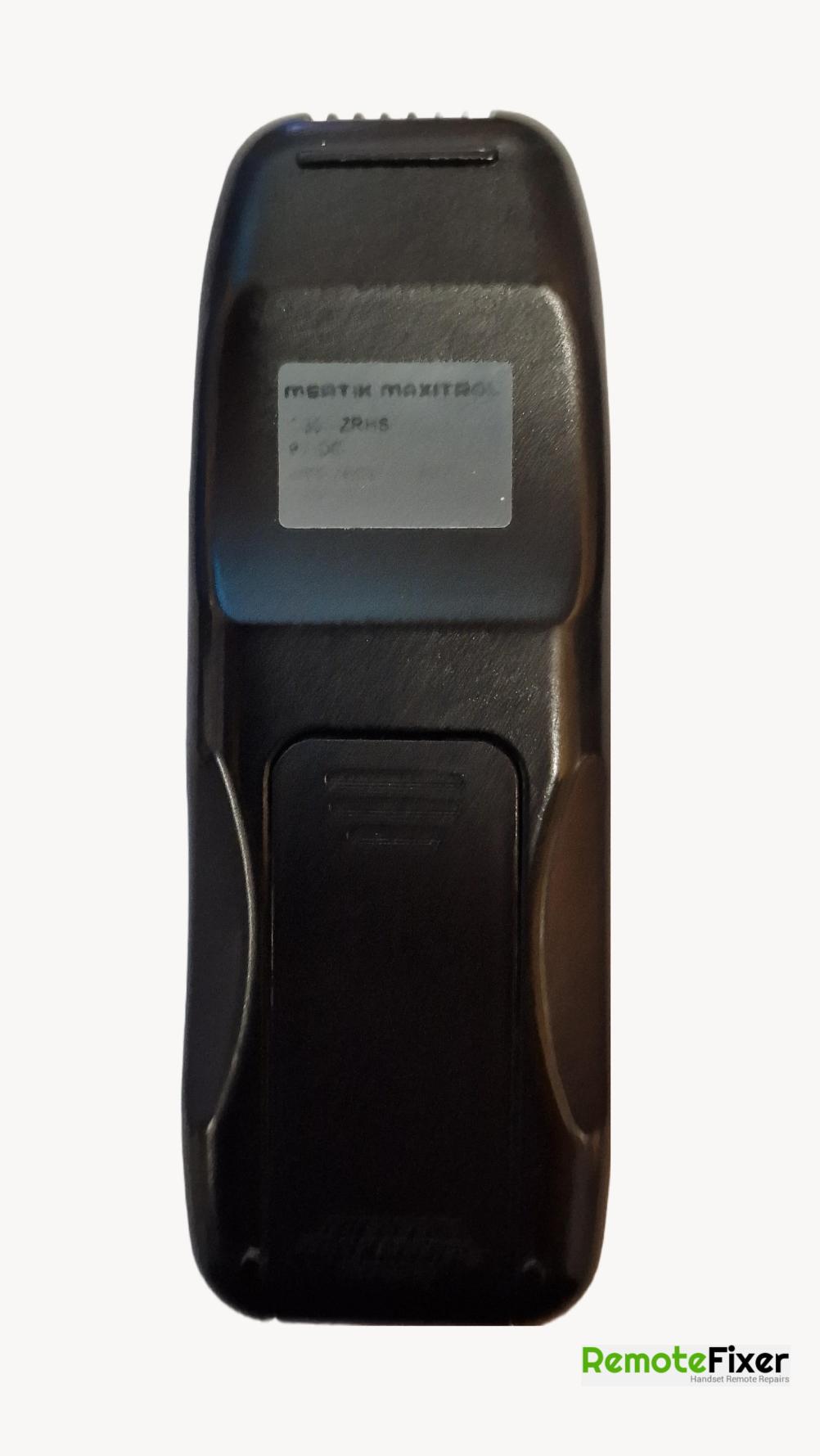 Mertrix Maxitrol  Remote Control - Back Image