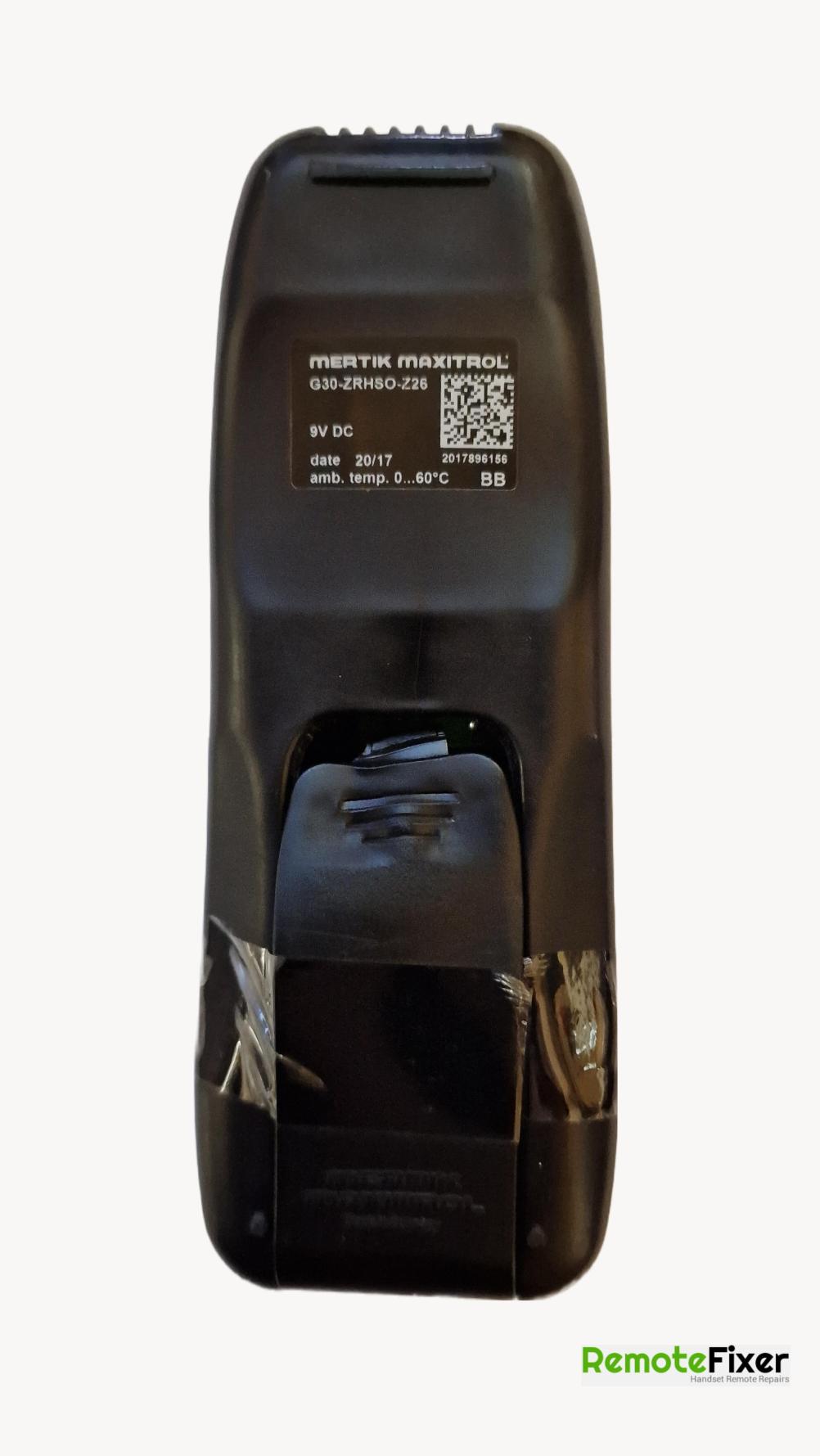 Gaxco  Remote Control - Back Image