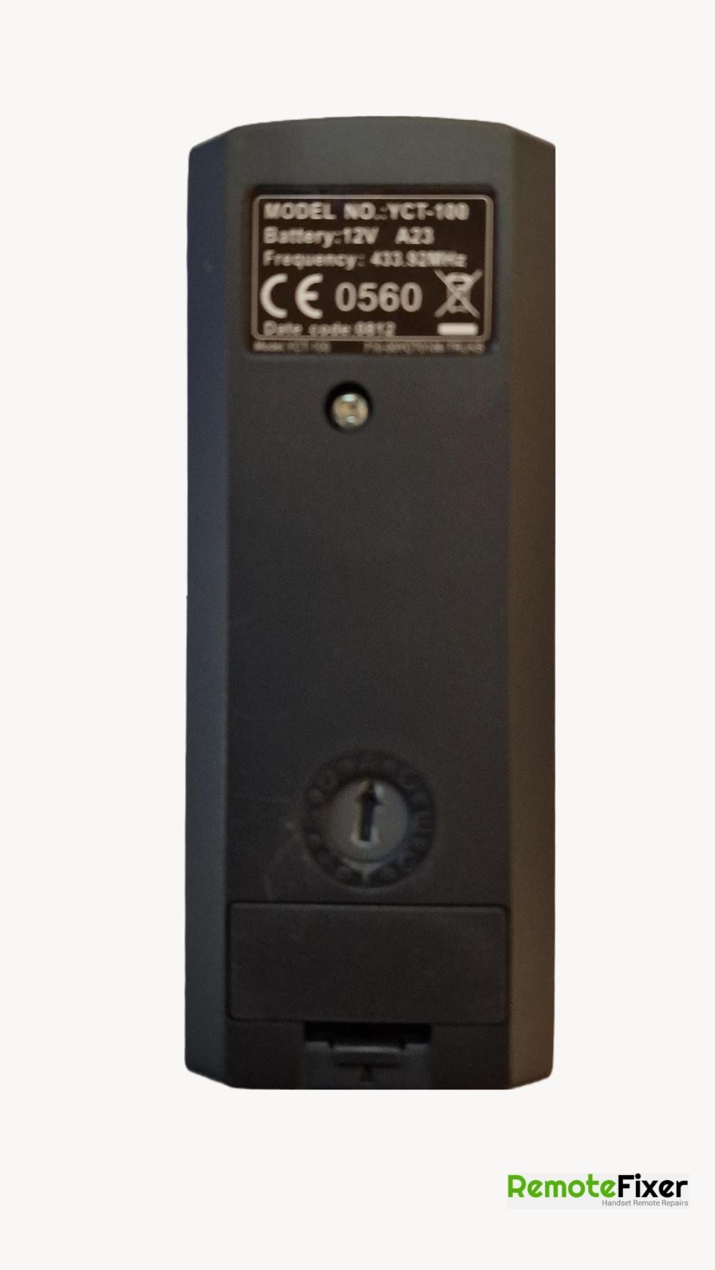 Flamerite  Remote Control - Back Image