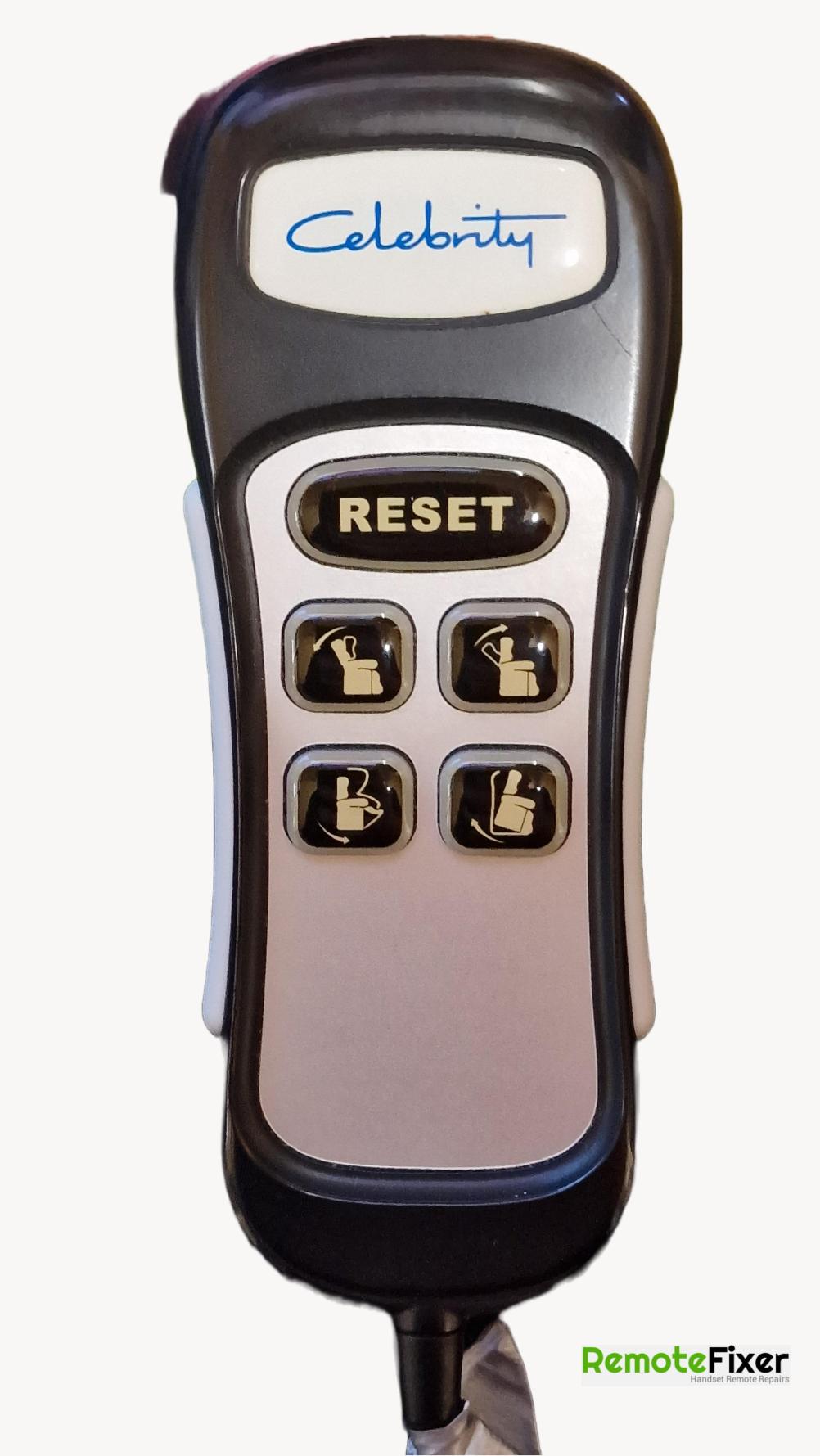 Celebrity dual motor recliner chair Remote Control - Front Image
