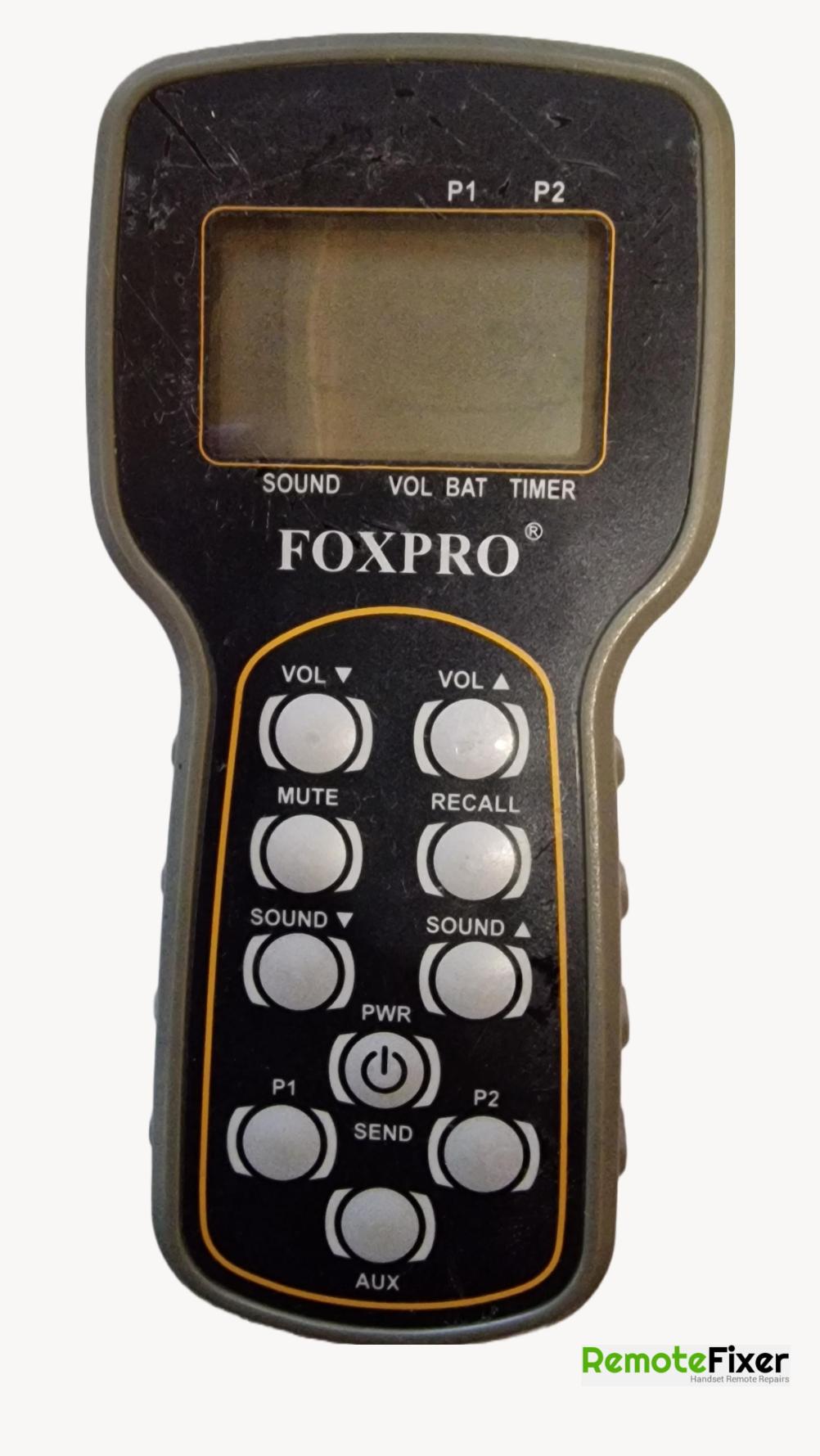 Fox pro   Remote Control - Front Image