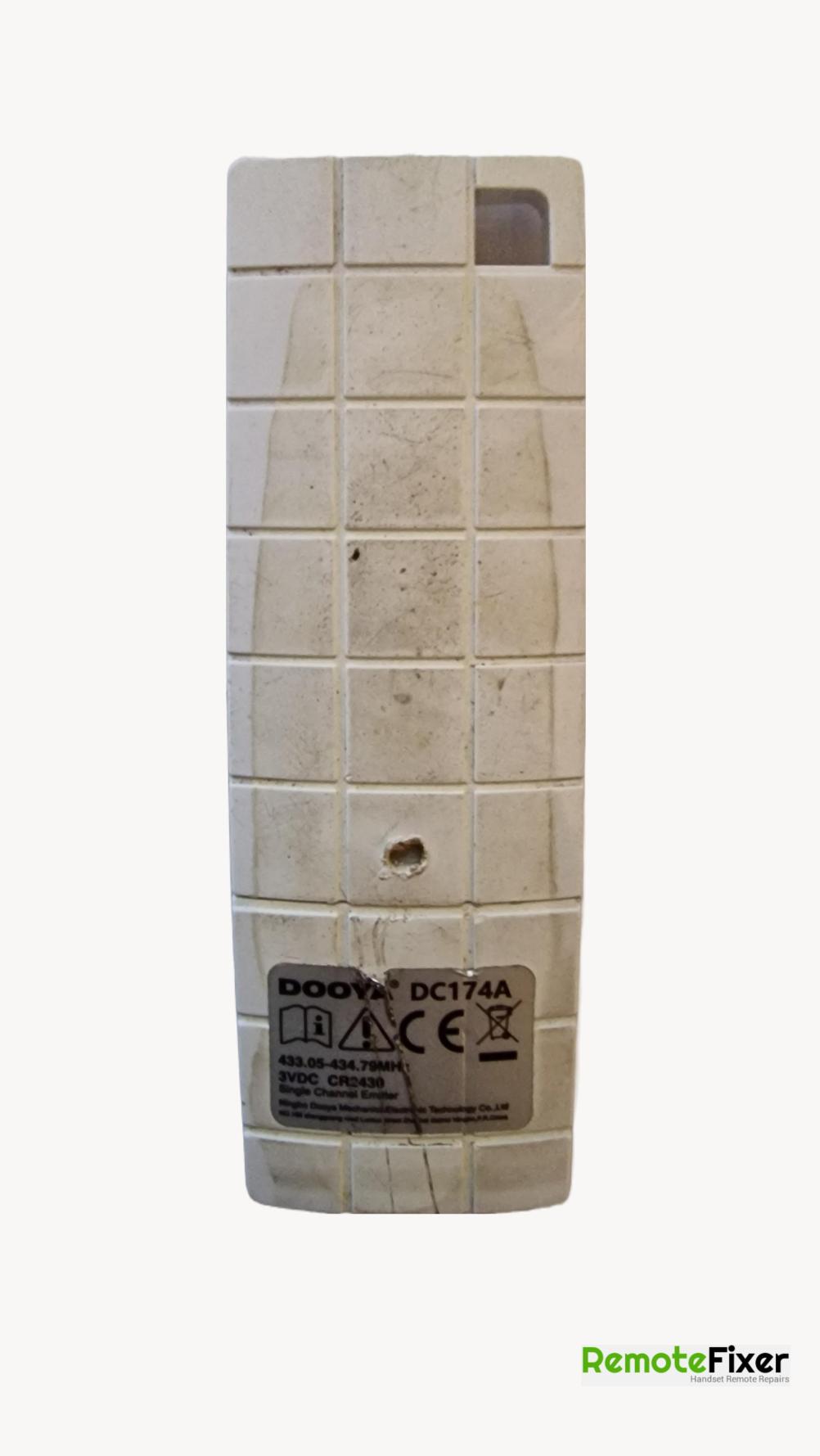 Dooya   Remote Control - Back Image