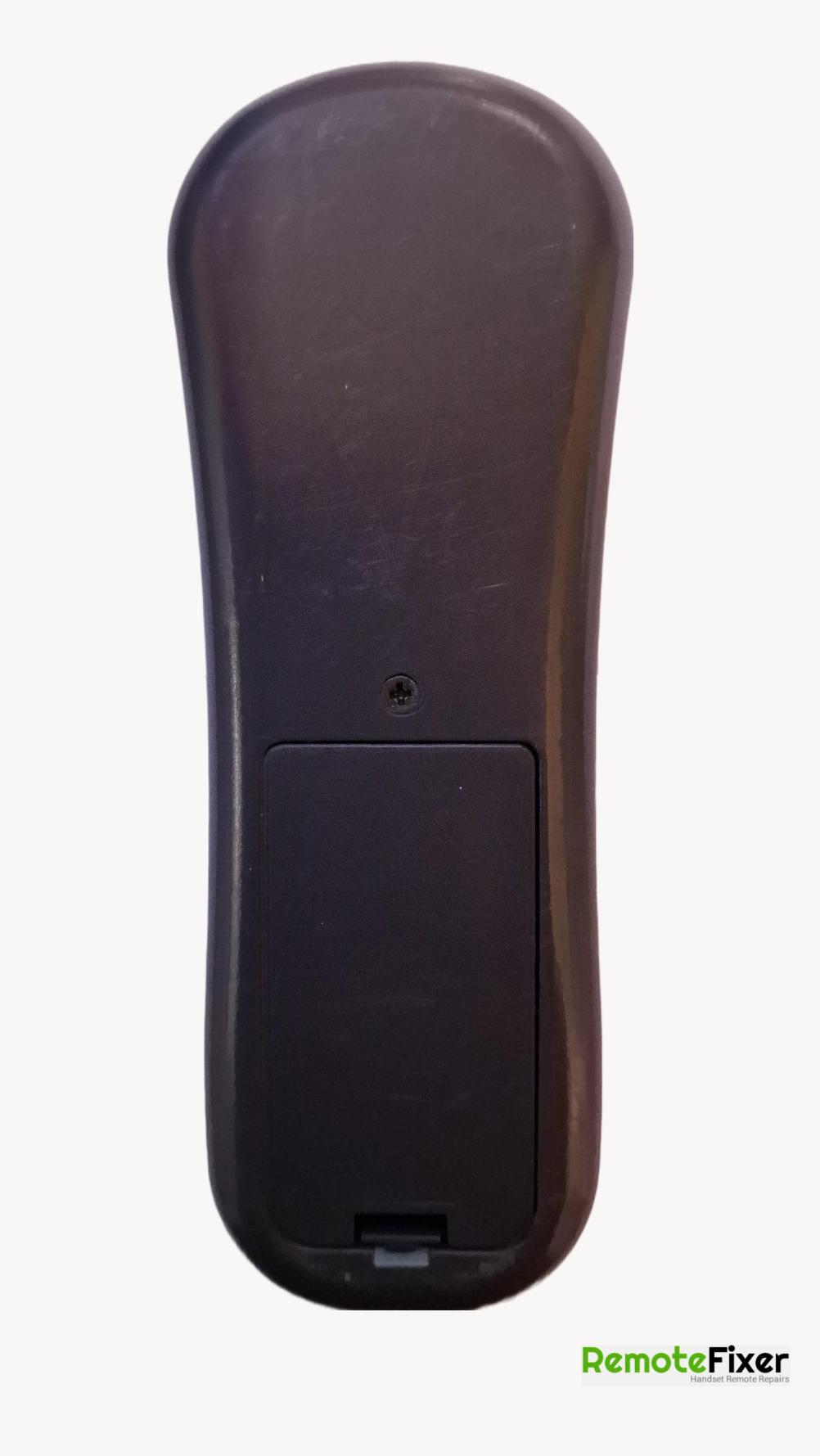 Gas fire  Remote Control - Back Image