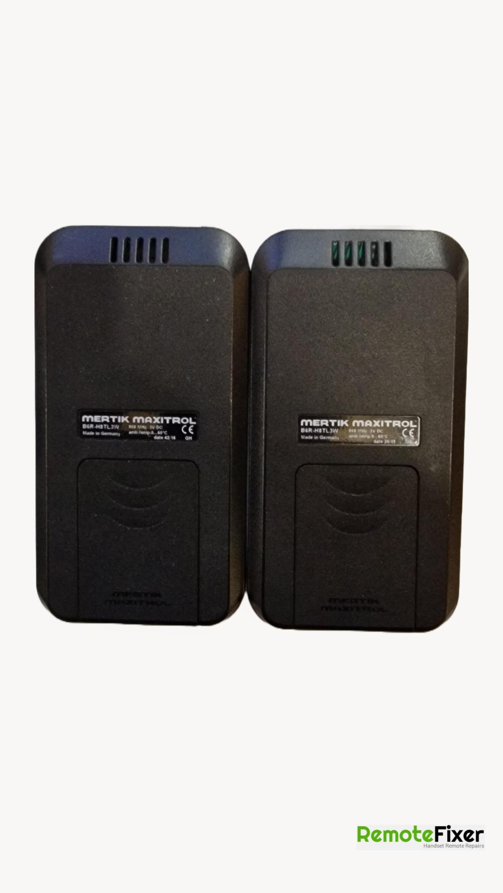 Mertik Maxitrol  B6R-H8TL3W Remote Control - Back Image