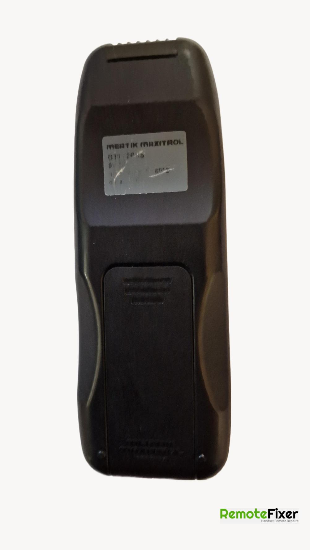 Mertik Maxitrol G30 ZRHS Remote Control - Back Image