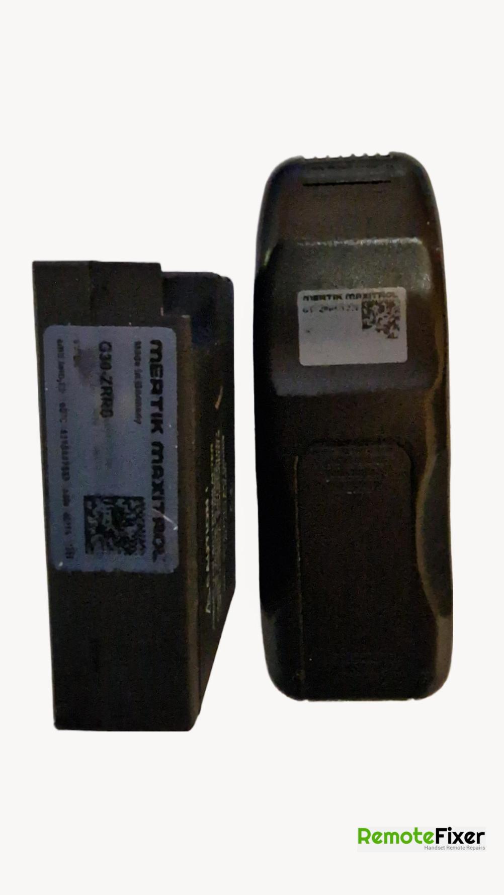 Mertik Maxitrol Remote Control - Back Image