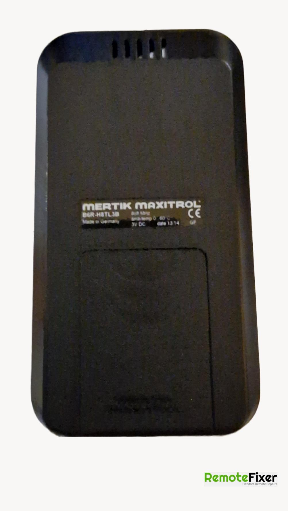 Mertik Maxitrol  B6R-H8TL3B Remote Control - Back Image