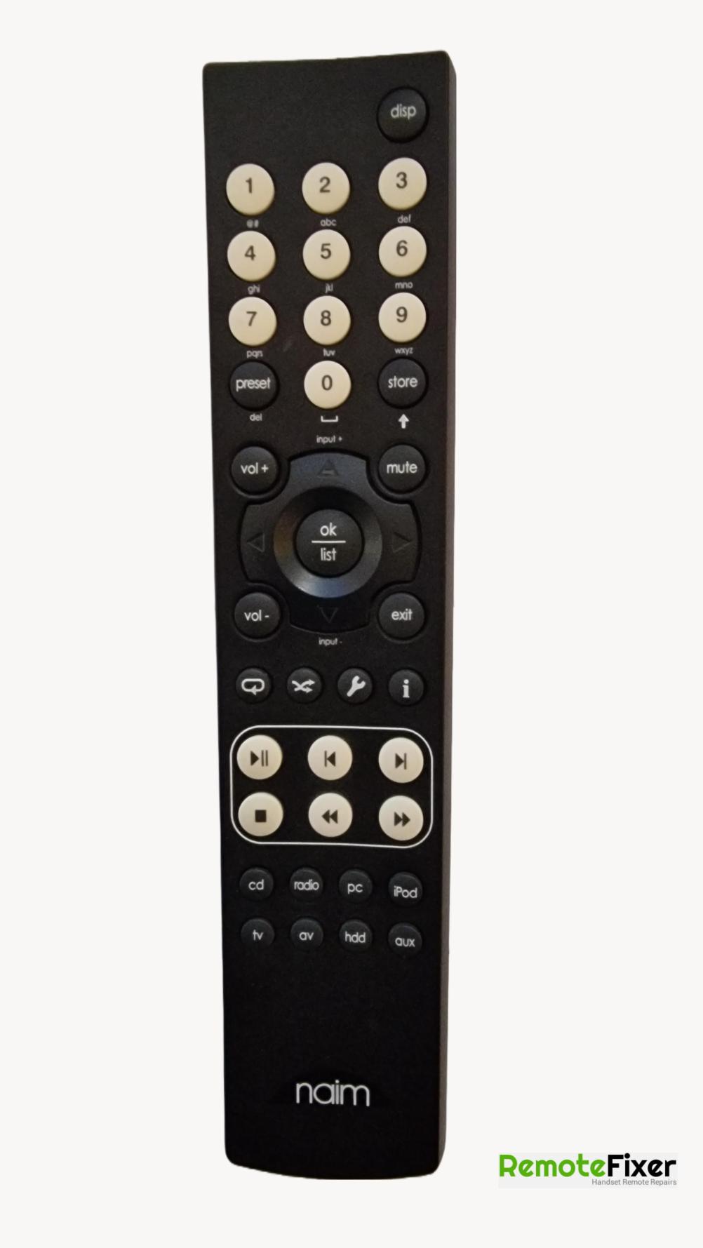 Naim  Remote Control - Front Image