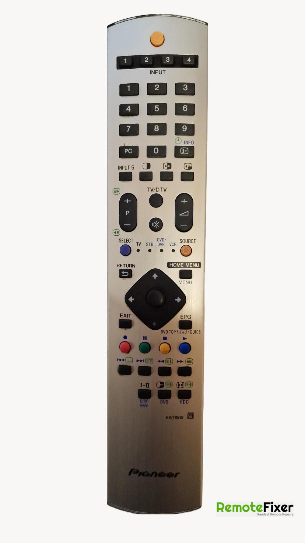 Pioneer ADX1509 Remote Control - Front Image