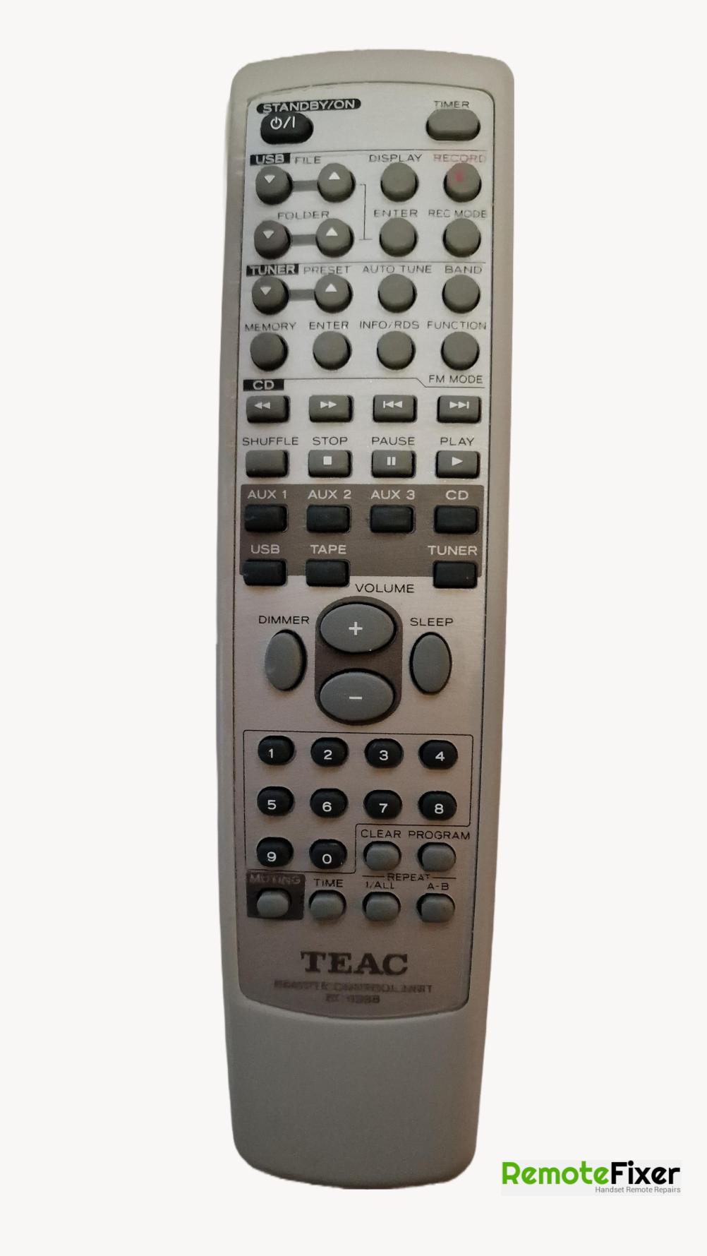 TEAC   Remote Control - Front Image