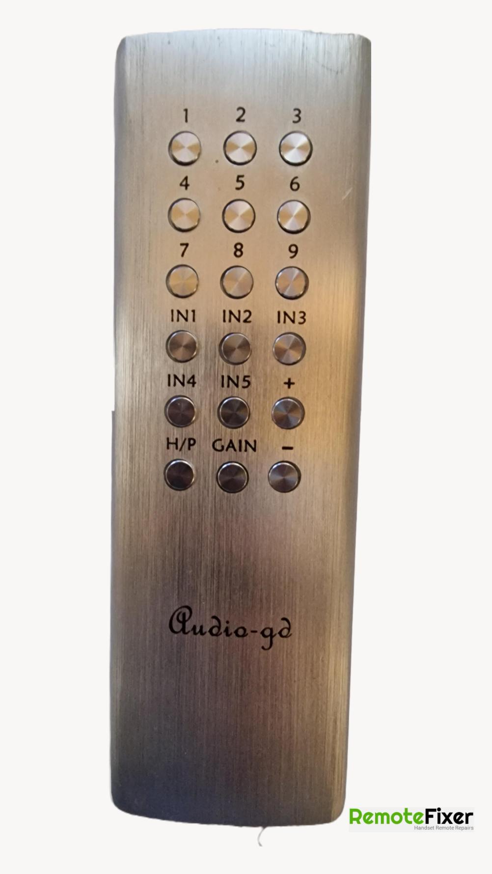 Audio-gd   Remote Control - Front Image