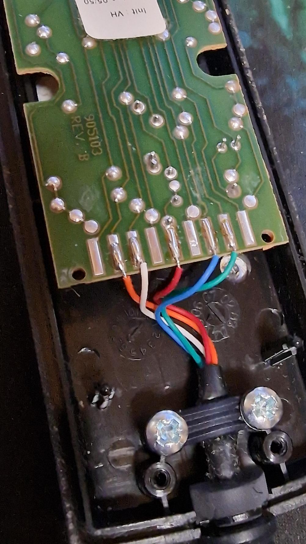 Adjustamatic  Remote Control - Inside Image