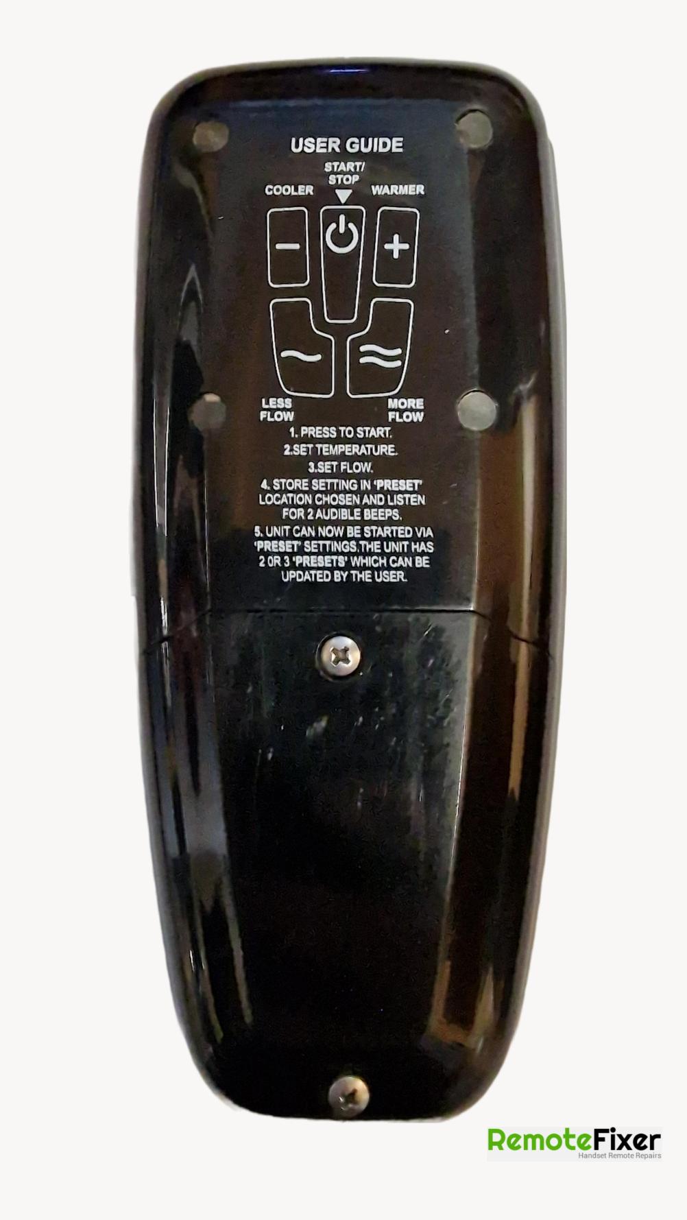 Hudson Reed  Remote Control - Back Image