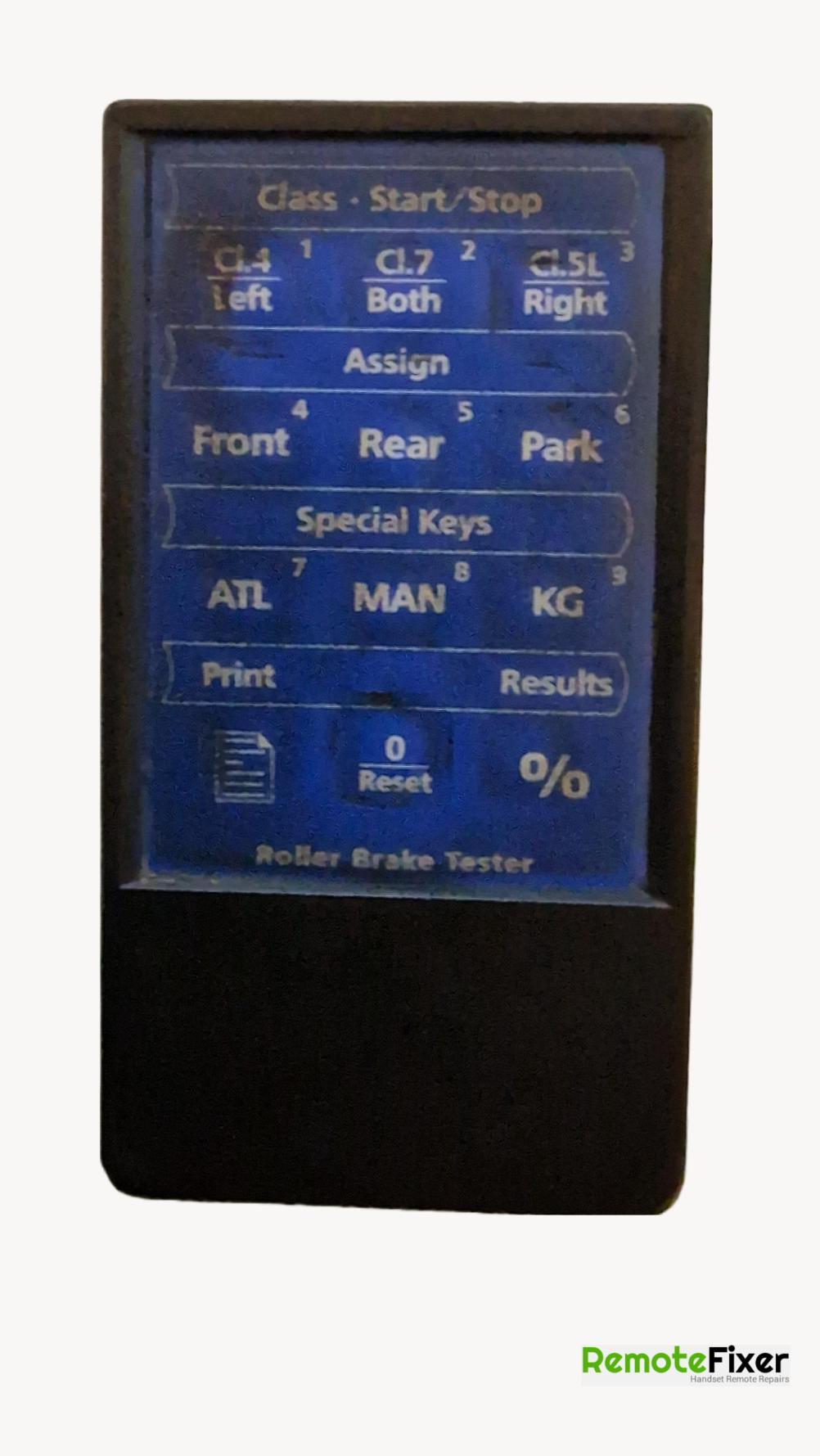 Tecalemit  Remote Control - Front Image