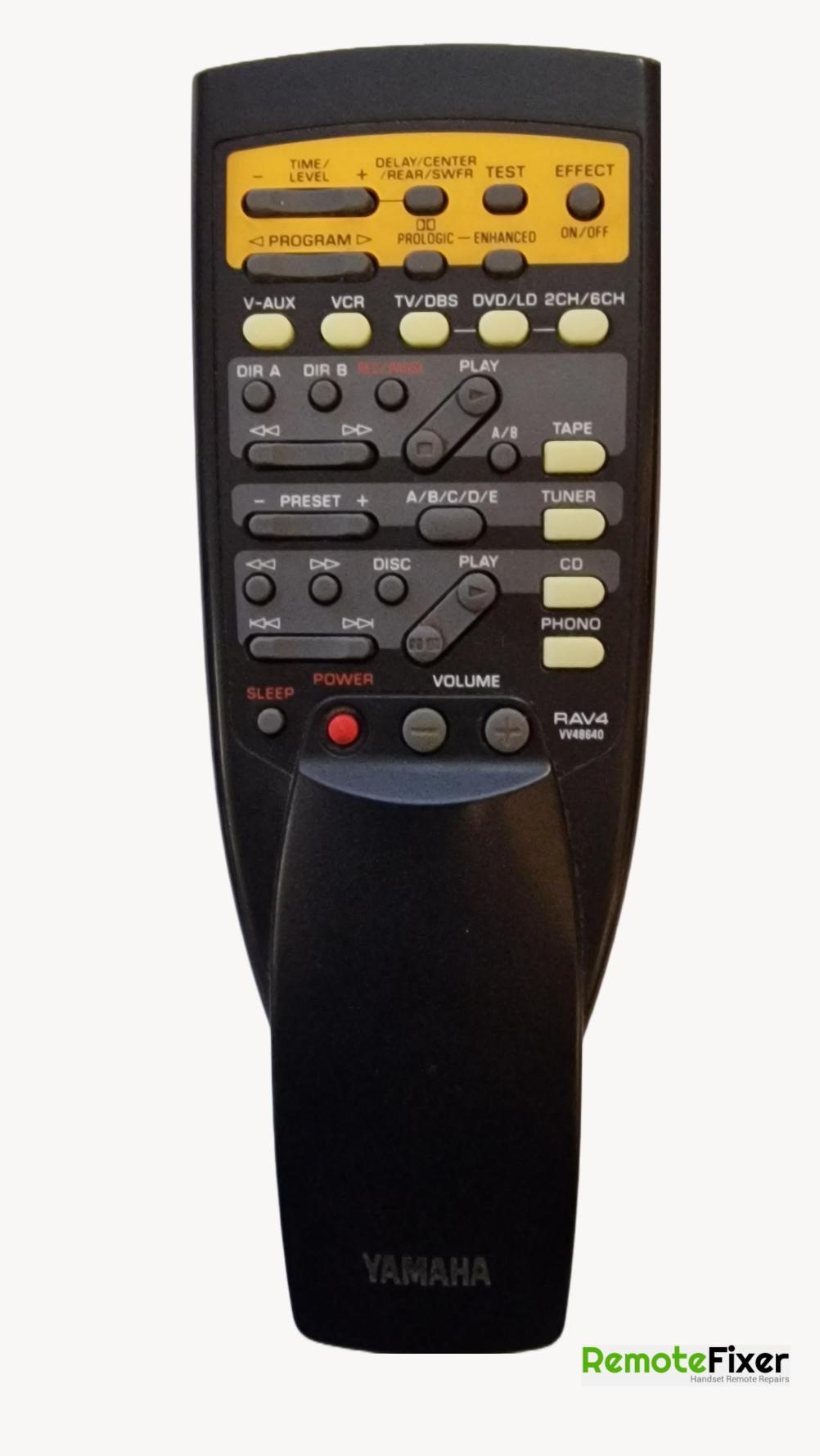 Yamaha  RAV4 - VV48640 Remote Control - Front Image