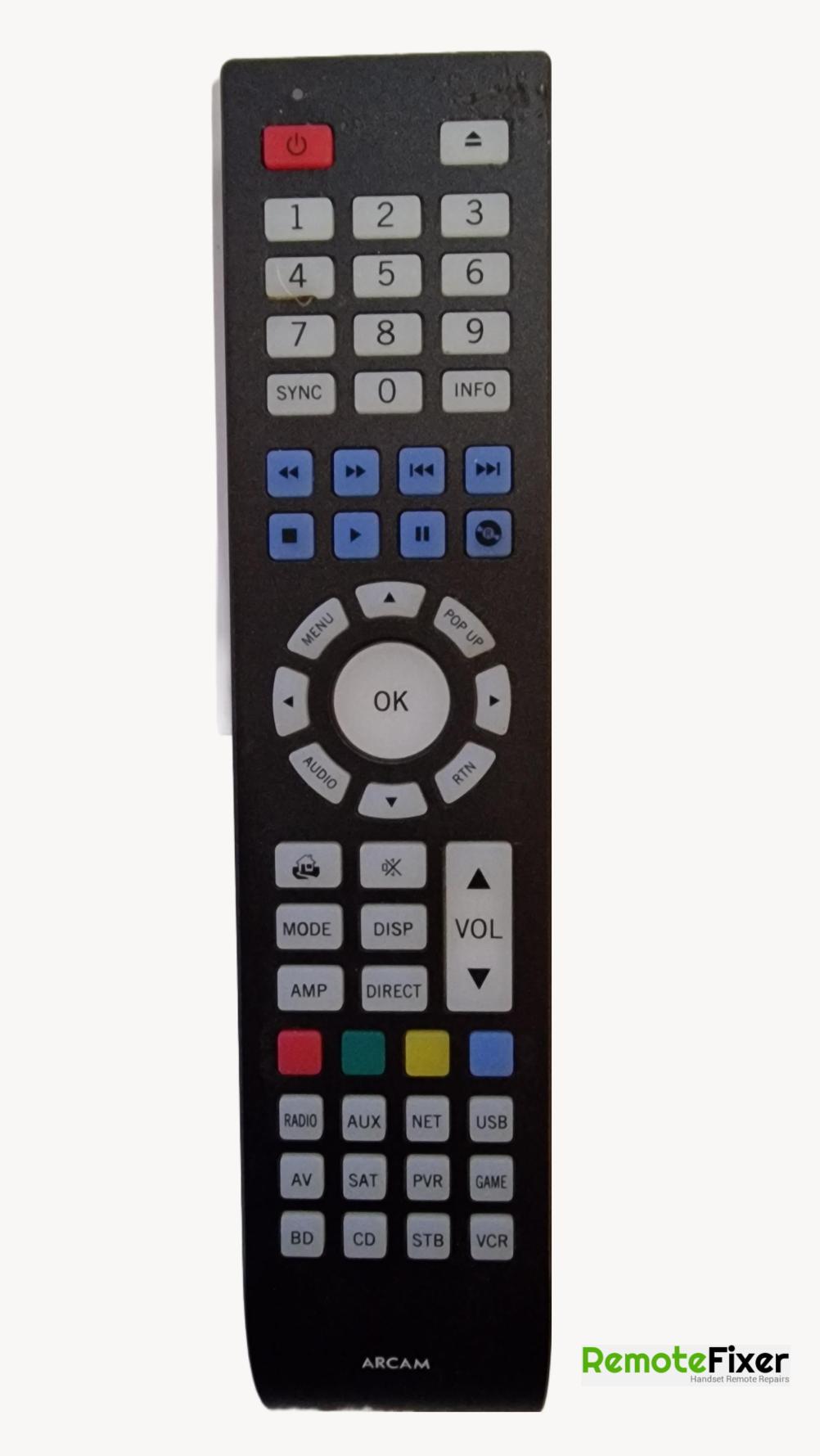 Arcam  Remote Control - Front Image