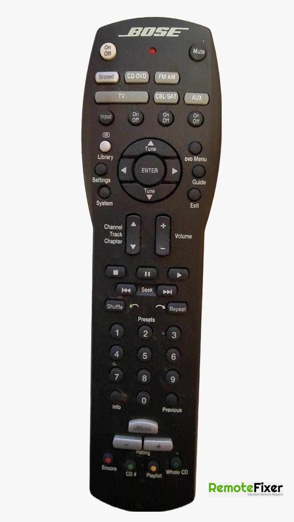 Bose 321 series 111 Remote Control - Front Image