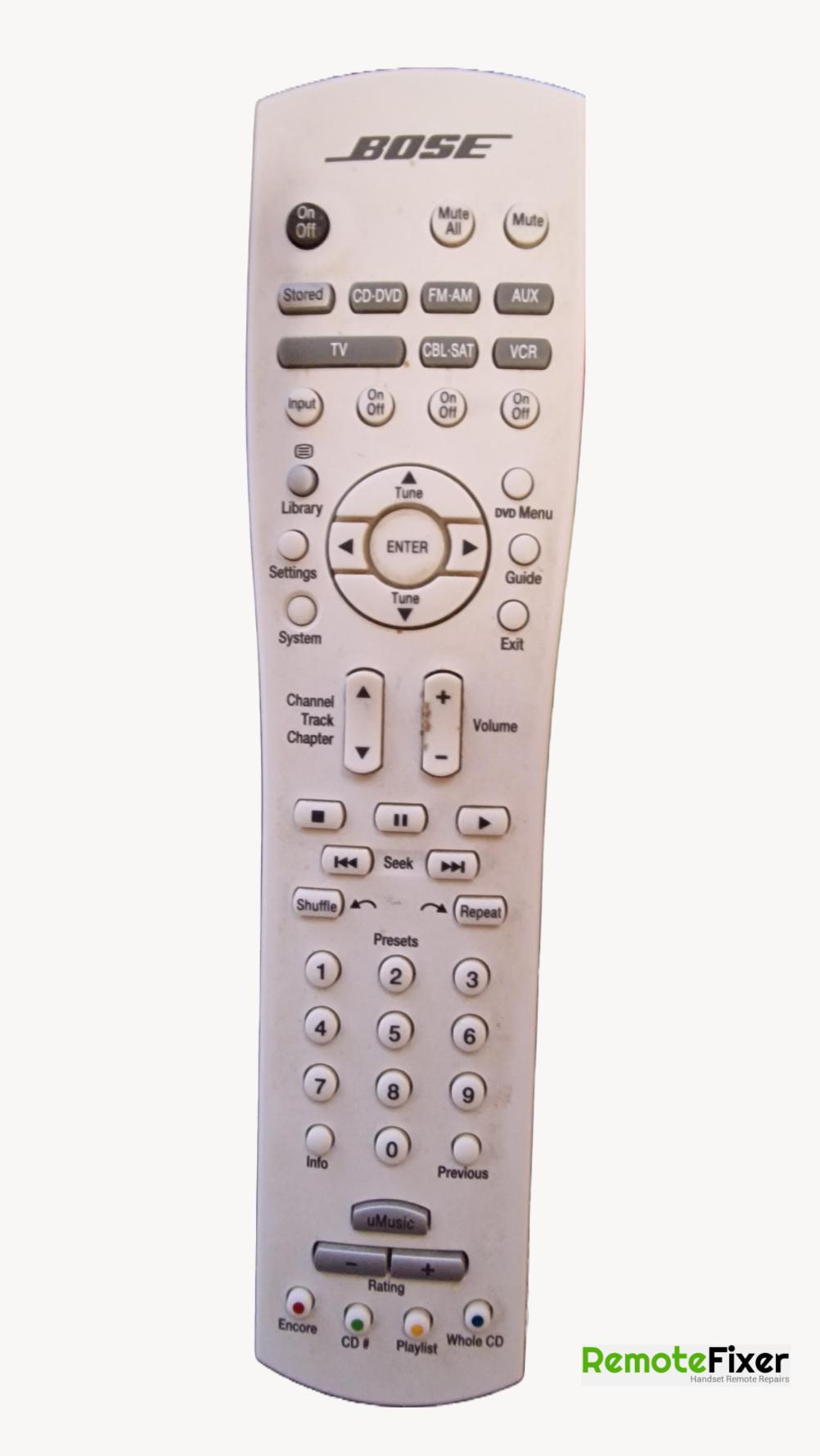 Bose RC38T1-40 Remote Control - Front Image