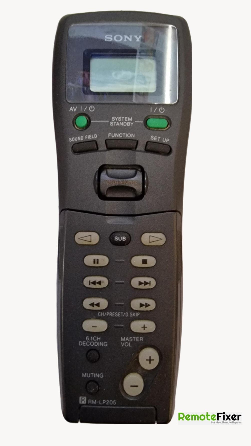 Sony RM - LP205 Remote Control - Front Image