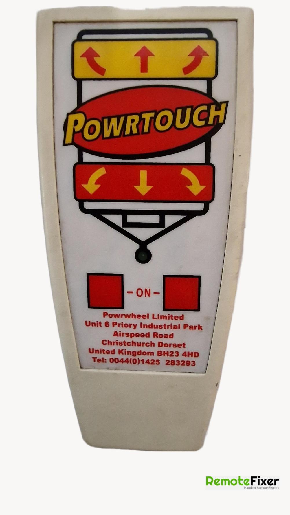 Powertouch   Remote Control - Front Image