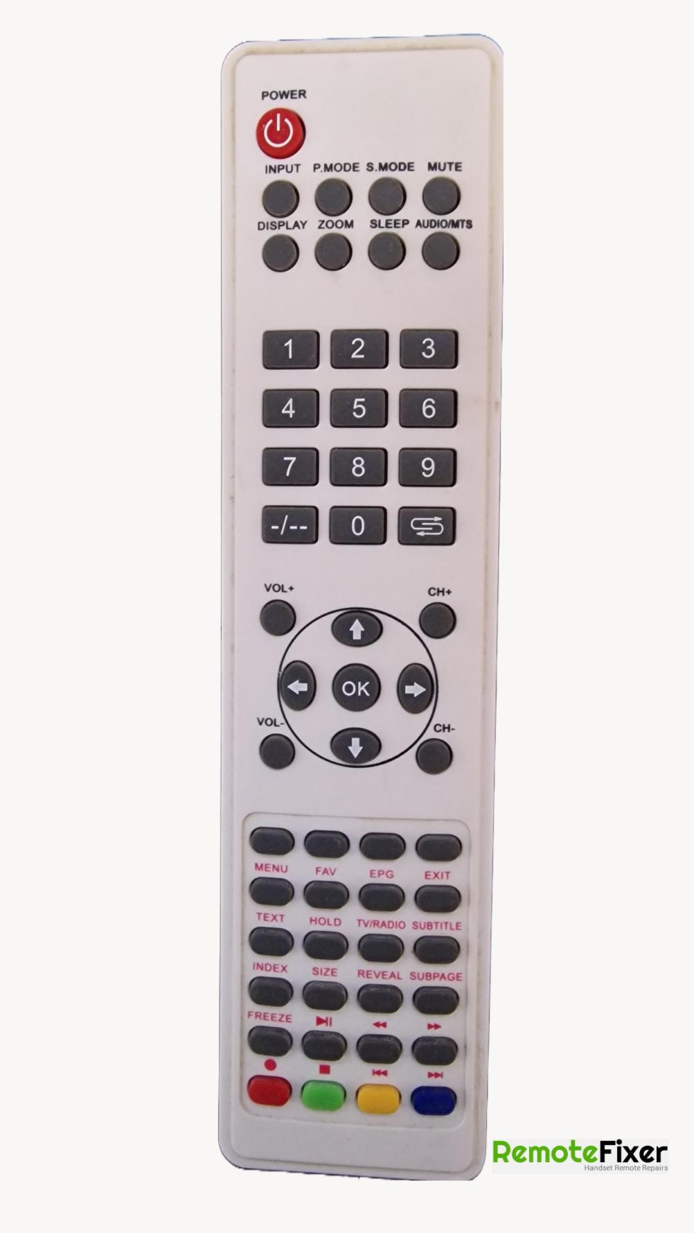 TV-54K2  Remote Control - Front Image